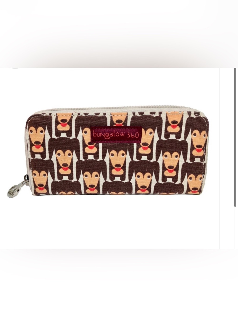 Bungalow 360 Happy Dog Zip Around Wallet